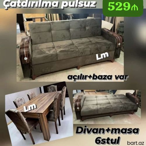 Divan ve masa desti