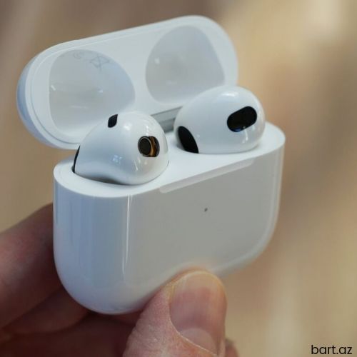 Qulaqcıqlar Apple, rəng - Ağ