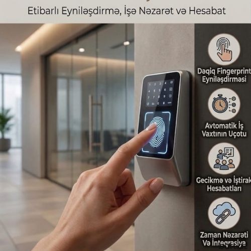 Barmaq izi ilə biometrik giriş sistemləri 