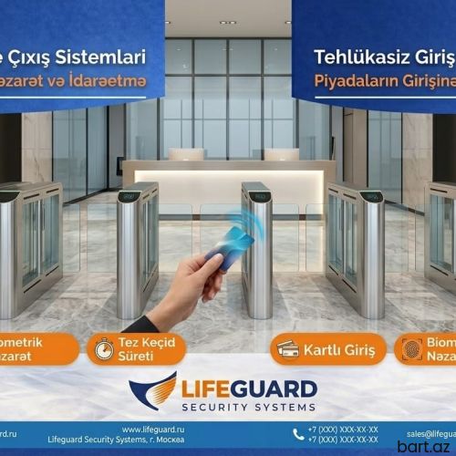 Turniket sistemi ve quraşdırılması 055 895 69 96  