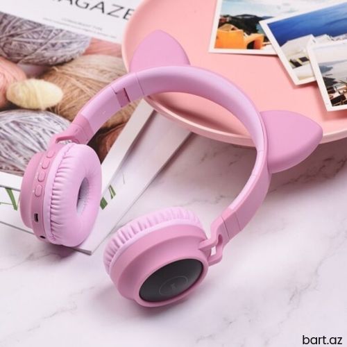 W27 Cat ear simsiz V5.0 qulaqlıq mikrofon 