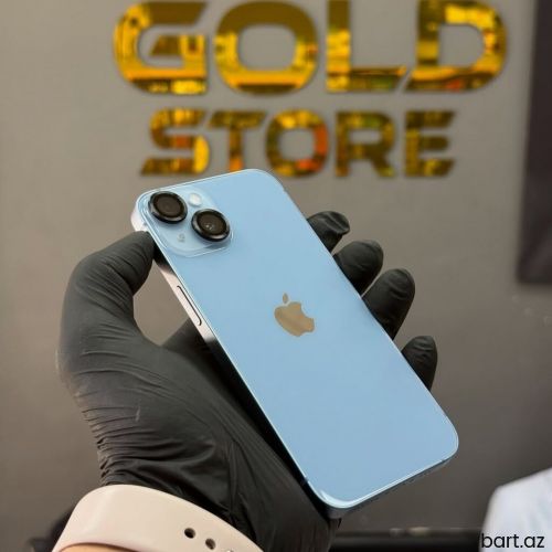 IPhone 14, 128 GB, Göy, Face ID