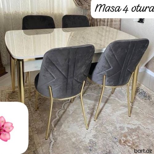 Stol stul dəsti kuxna üçün