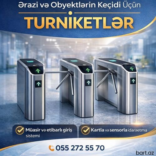 Turniketlərin satışı və quraşdırılması  