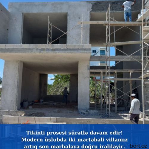 Bağ evlərinin tikintisi