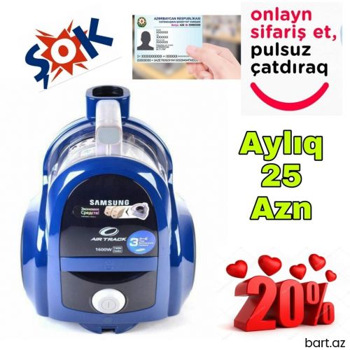 Samsung, Klassik, Quru təmizləmə, Kredit var