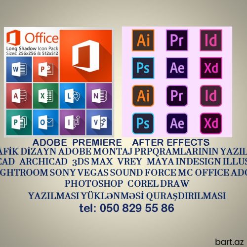 Dizayn montaj qrafik  proqramlarinin yuklenmesi