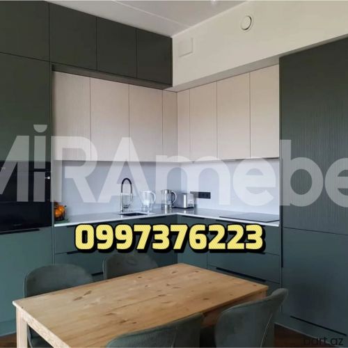 Sifarişlə mətbəx mebelinin hazırlanması
