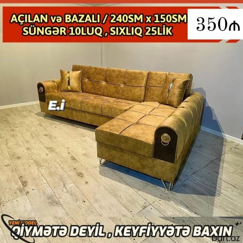 Künc divan sifarişlə hazırlanır 