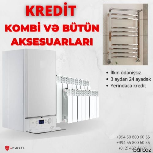 Kombi̇ və bütün aksesuarlari kredi̇t