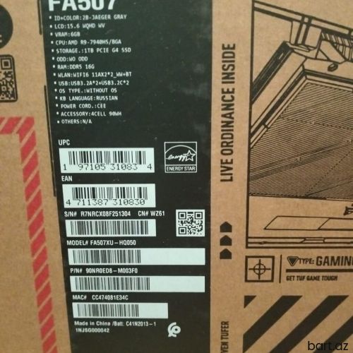 Yeni ASUS TUF Gaming, 15.6