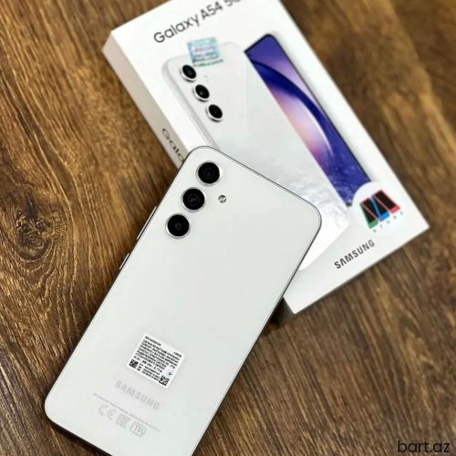 Samsung A54, 256 GB, rəng - Ağ, Face ID