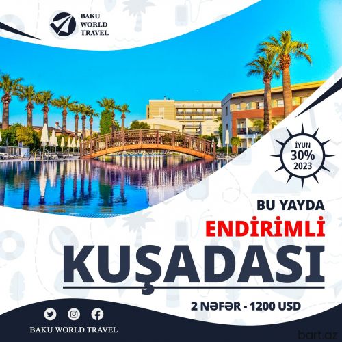 Kuşadasına 2 nəfərlik turizm paketləri