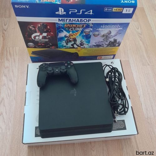Ps4 slim 1tb bir eded 