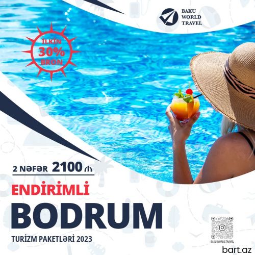 2 nəfərlik Endirimli Bodrum Tur Pakerləri