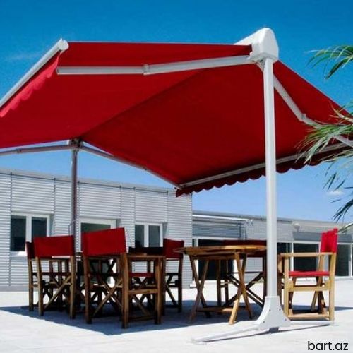 İki tərəfə açılan tent