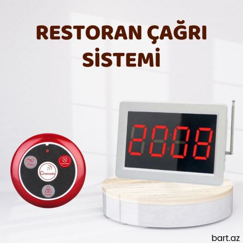 Restoran cağrı sistemi satısı ve qurasdirilmasi