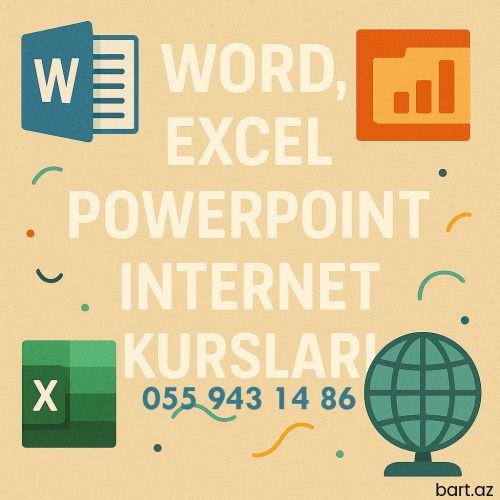 Fərdi Ofis Word Excel  informatika kursu