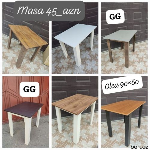 Yeni və sifarişlə masa hazırlanır