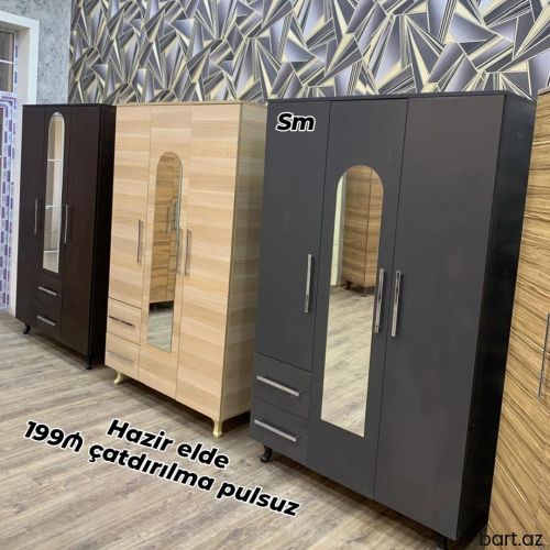 Paltar dolabı sifarişle hazırlanır 