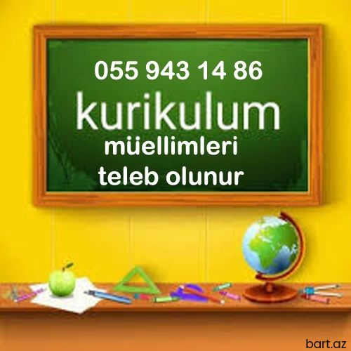Kurikulum müəllimləri tələb olunur