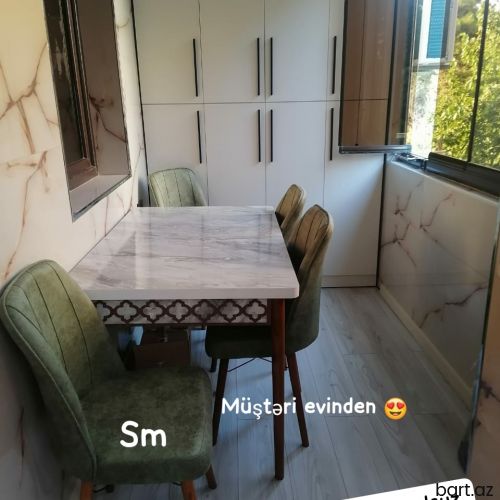 Stol stul dəsti kuxna üçün