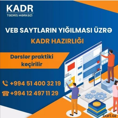Veb saytların hazırlanması kursu