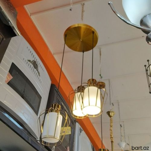 Çılçıraq, 3 lampa, Metal