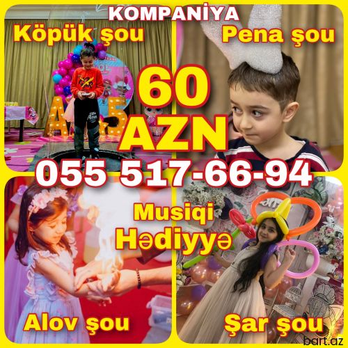Köpük Şou Sifarişi 