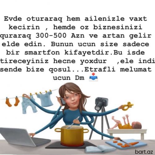 Xanimlar ucun vakansiya