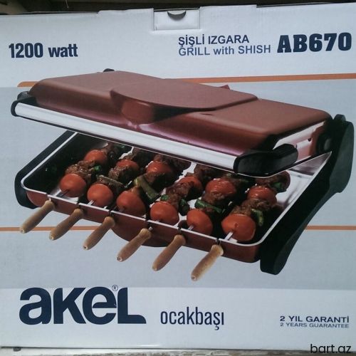 Qorizontal manqal, 6 şişli