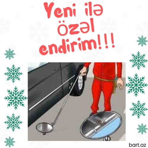 Maşın altına nəzarət güzgüsü  