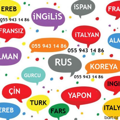 Xarici dil kurslari bütün dillər bir arada