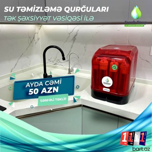 Ortimax Tesla Su filtrləri.