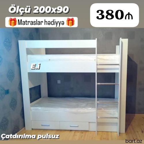 İkimərtəbəli çarpayı 