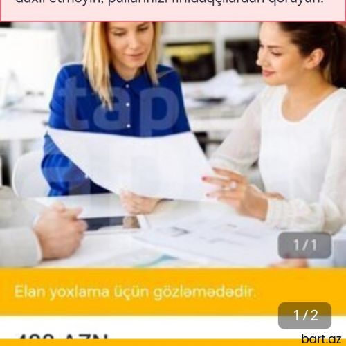 Xanımlar üçün onlayn iş 