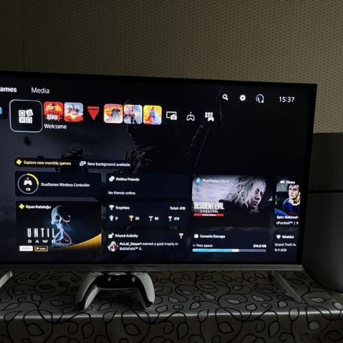 Televizor + PlayS 5 Slim 1TB birlikdə satılır.