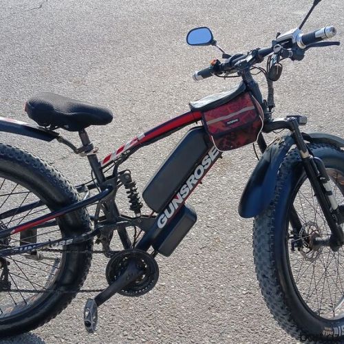 Elektrikli “GUNSROSE” fatbike velosiped 