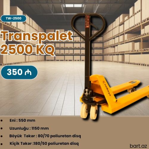 Transpalet Bar 2500 kq