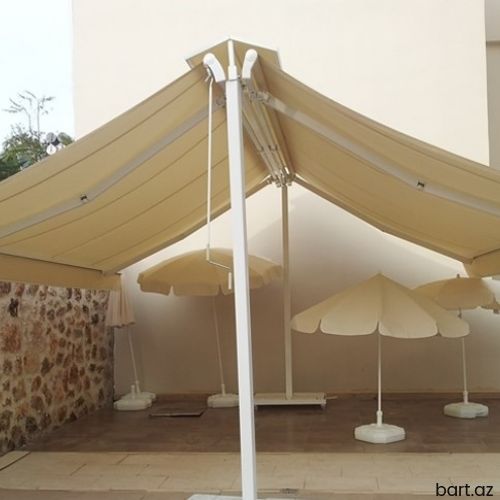iki tərəfə açılan tent modellərinin qurulması