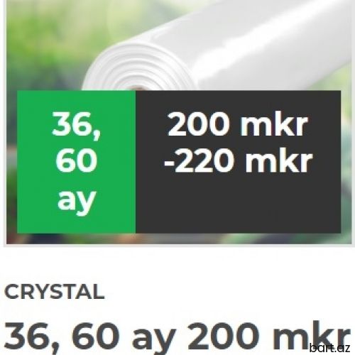  İstixana (parnik) üçün polietilen örtük