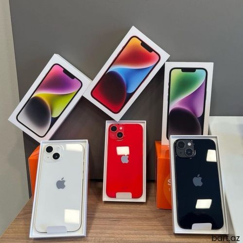 IPhone 14 | 128 GB Midnight | Zəmanət, Face ID