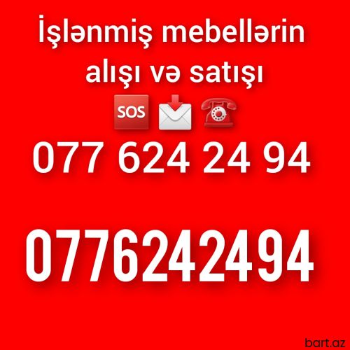 Islenmis mebellerin alisi