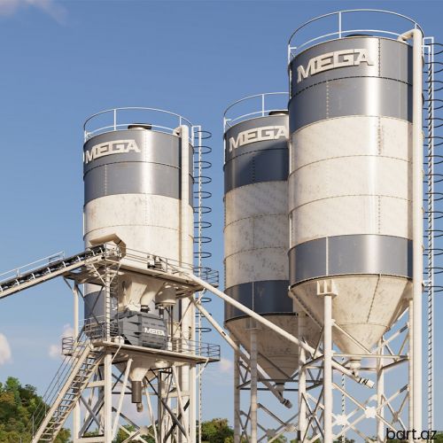 BETON ZAVODU 180 m3 MİKSER, ÇATDIRILMA PULSUZ