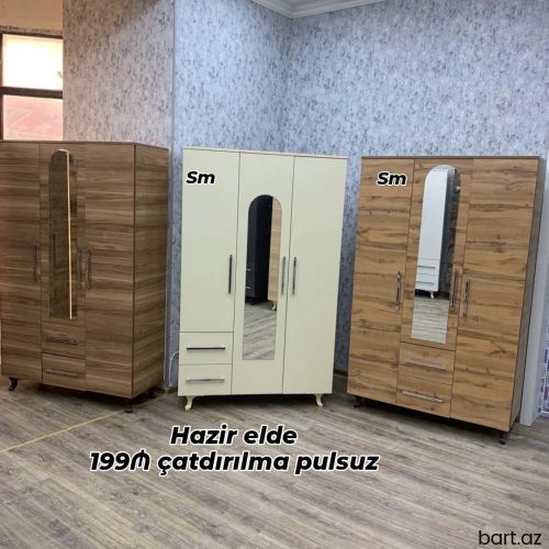 Paltar dolabı sifarişle hazırlanır 