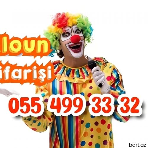 Kloun ve şouların sifarişi