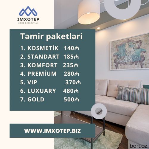 Bütün növ təmir və tikinti işləri