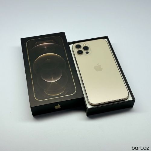 IPhone 12 Pro, 128 GB, Qızılı, Zəmanət,