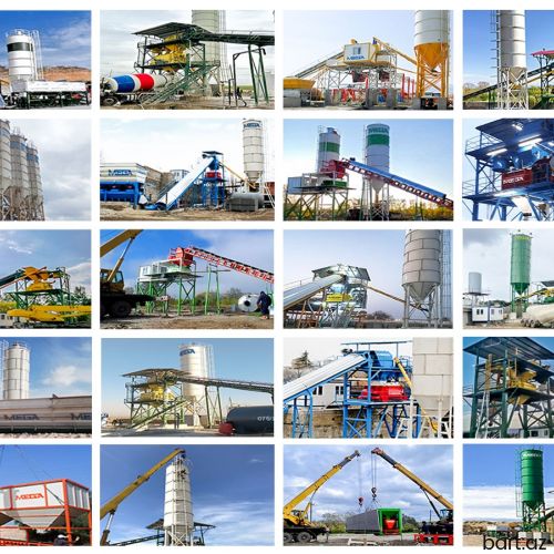 BETON ZAVODU 150 m3 TWİNSHAFT , ÇATDIRILMA PULSUZ