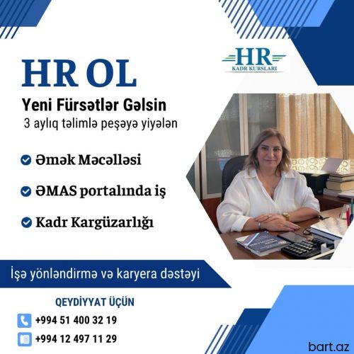 İnsan Resurslarının idarə edilməsi- HR Kursu